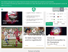 Tablet Screenshot of hockey.nl